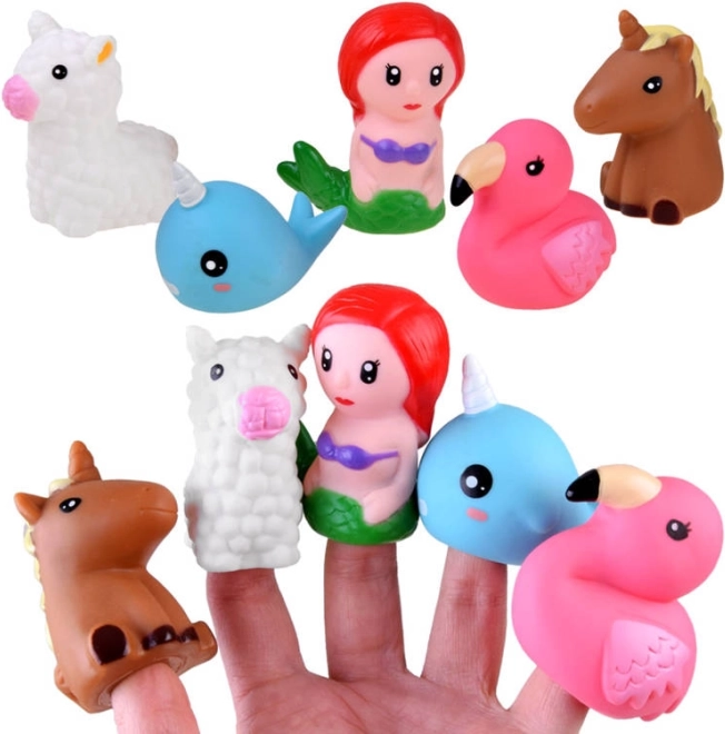 Πολύχρωμο σετ δαχτυλόκουκλων για παιδιά