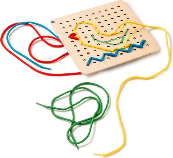 Toys for life πολύχρωμο ράψιμο με κορδόνια