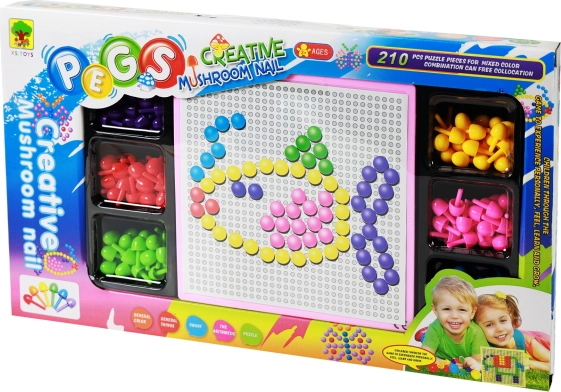 Έγχρωμο μωσαϊκό με μανιταράκια 210 τεμ.