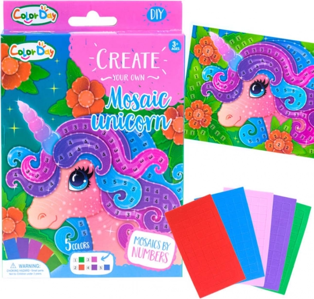 Δημιουργικό αφρώδες μωσαϊκό – αυτοκόλλητο καλλιτεχνικό σετ – Μωσαϊκό