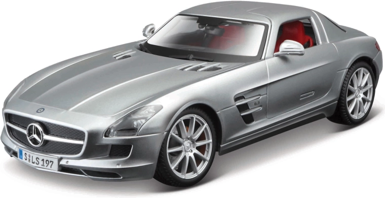 Maisto Mercedes-Benz SLS AMG ασημί μοντέλο 1:18