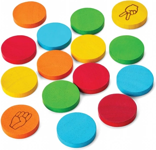 PlanToys μίνι παιχνίδι μνήμης (pexeso) πέτρα, ψαλίδι, χαρτί