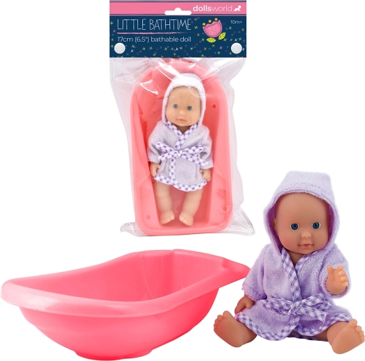 Κούκλα μωρό για μπάνιο Dolls World Anička ή Honzík - 1 τεμάχιο