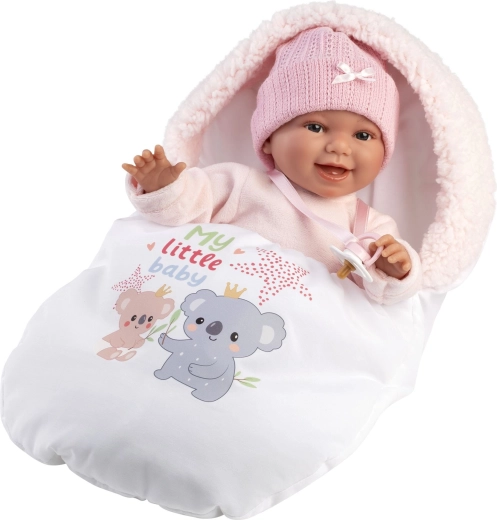 Llorens ρεαλιστική κούκλα μωρό NEW BORN με ήχους 38 cm