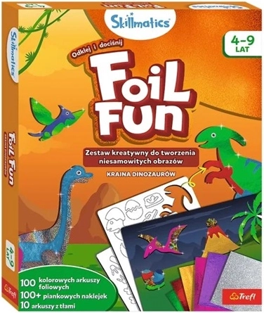 Skillmatics Foil Fun Γη των Δεινοσαύρων – δημιουργικό σετ με φύλλα αλουμινίου