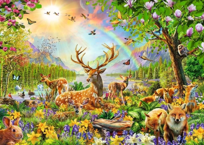 Ravensburger Παζλ Ζώα του Δάσους XXL 200 κομμάτια