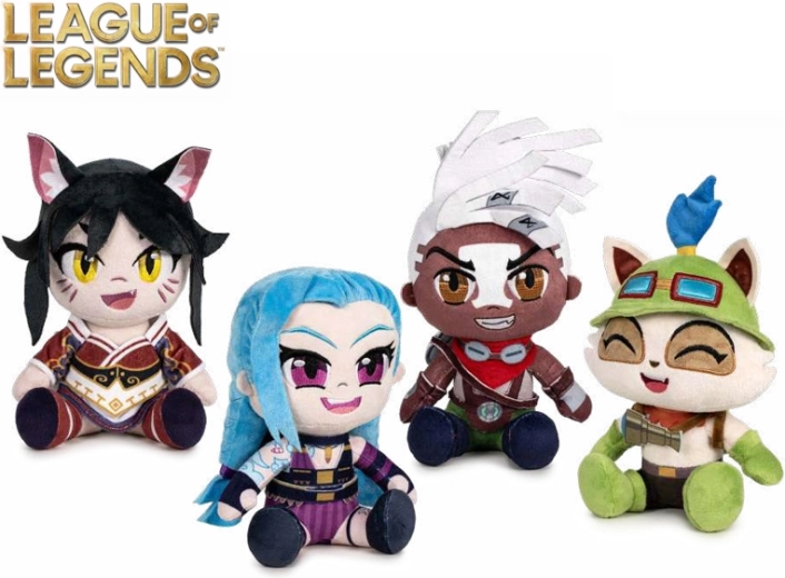 Λούτρινα φιγουράκια League of Legends 24 cm – Ahri, Jinx, Teemo, Ekko