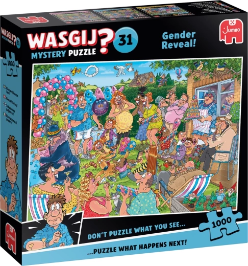 Jumbo Wasgij Mystery 31: αποκάλυψη του φύλου του μωρού – παζλ 1000 κομματιών