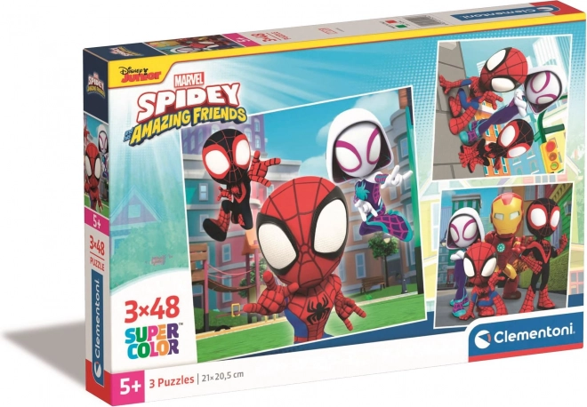 Παζλ CLEMENTONI Spidey και οι Καταπληκτικοί του Φίλοι 3×48 κομμάτια