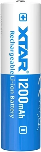 Συσσωρευτής Li-ion Xtar 14500 (AA/R6) 3,7 V 1200 mAh με προστασία - 1 τεμάχιο