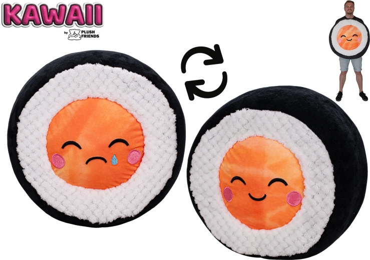 Λούτρινο σούσι σολομός 60 cm Plush Friends Kawaii