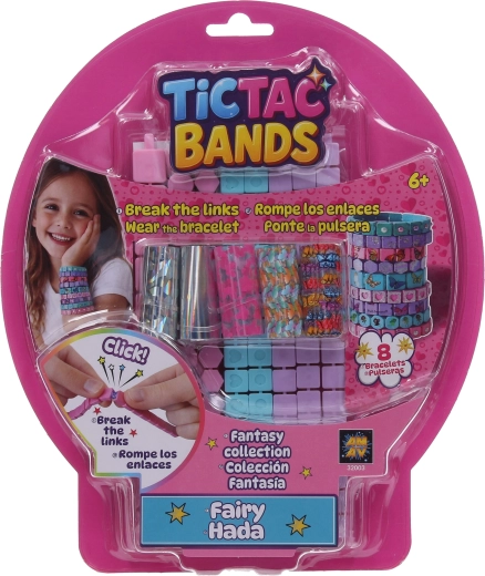 TICTAC BANDS σετ κατασκευής βραχιολιών με θέμα νεράιδα - 8 τεμ.