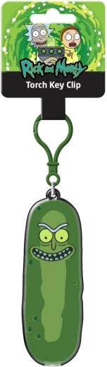Μπρελόκ με φακό Rick and Morty Pickle Rick