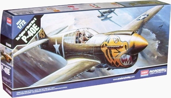 Academy Curtiss P-40E Warhawk πλαστικό μοντέλο αεροπλάνου