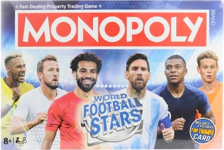 Monopoly: παγκόσμιοι ποδοσφαιρικοί αστέρες (αγγλική έκδοση)