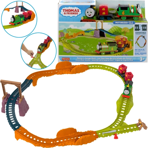 Fisher-Price Τόμας και οι φίλοι του Παράδοση αλληλογραφίας με την ατμομηχανή Percy και ράγες