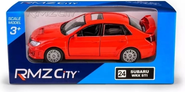 Μοντέλο αυτοκινήτου RMZ Subaru WRX STI 2010 κόκκινο