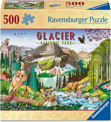 Παζλ Ravensburger Εθνικό Πάρκο: Παγετώνας 500 κομμάτια