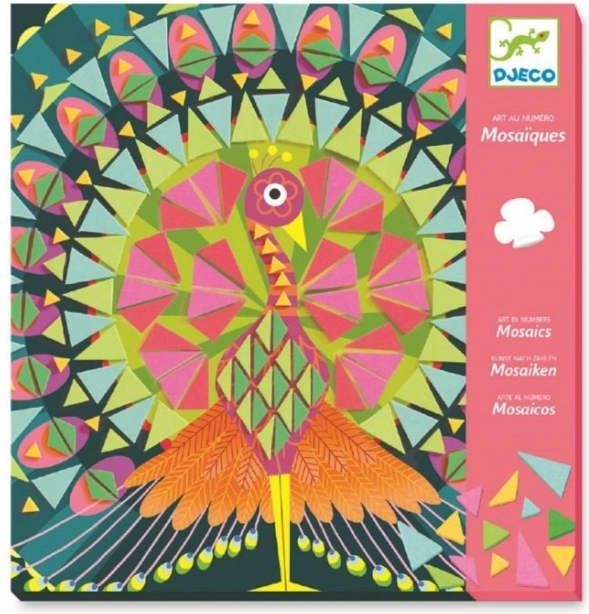DJECO Μωσαϊκά Εικόνες Παγώνι και Κουκουβάγια