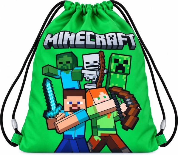 Παιδική τσάντα πλάτης Minecraft πράσινη