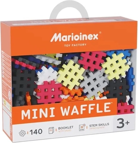 Μίνι σετ κατασκευών waffle 140 τεμάχια, σχέδιο 3
