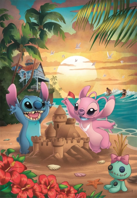 παζλ 500 κομματιών disney lilo & stitch – stitch & angel