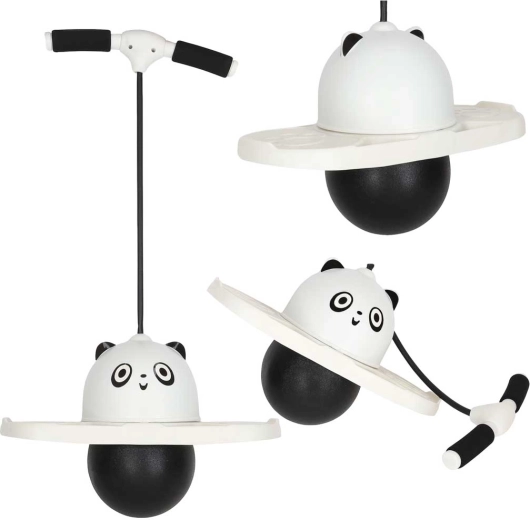 Παιδικό pogo jumper panda ασπρόμαυρο