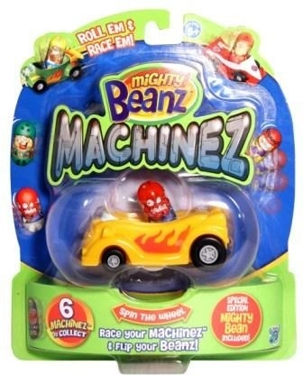 Αγωνιστικό αυτοκινητάκι Mighty Beanz Machinez με συλλεκτικό φασόλι