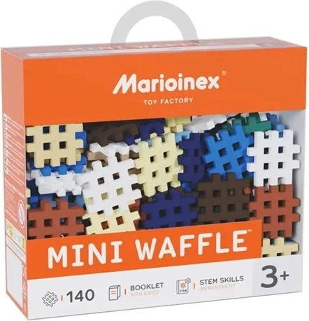 Μίνι σετ κατασκευής τύπου waffle, 140 τεμάχια, σχέδιο 4