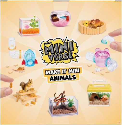 MGA Miniverse Make It Mini Animals σειρά 2 κάψουλα-έκπληξη - 1 τεμάχιο