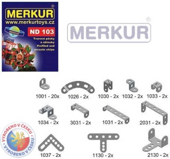Merkur λωρίδες και τόξα – ανταλλακτικά μέρη ND 103