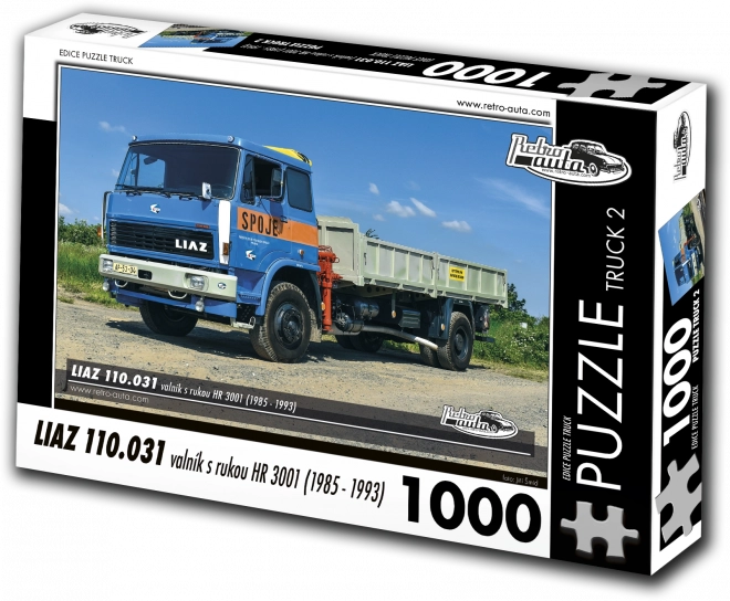 Παζλ Retro Auta Liaz 110.031 Valník s Rukou HR 3001, 1000 κομμάτια