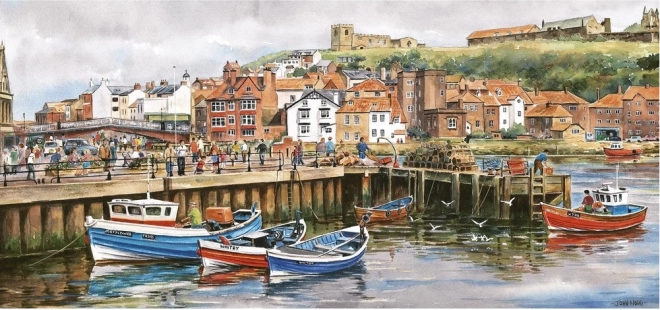 Πανοραμικό παζλ Gibsons Whitby, Yorkshire 636 κομμάτια
