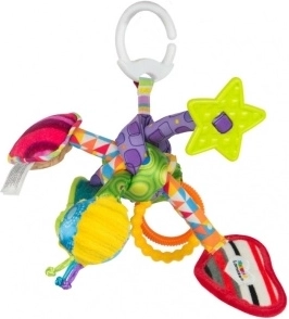 Lamaze Μαγικός κόμπος – αισθητηριακό κρεμαστό παιχνίδι για μωρά