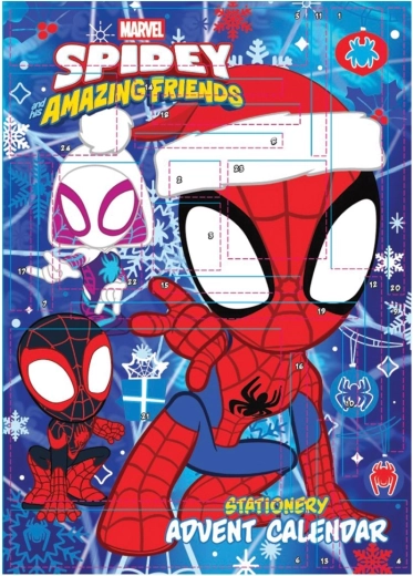 Χάρτινο ημερολόγιο αντίστροφης μέτρησης Spidey και οι υπέροχοι φίλοι του