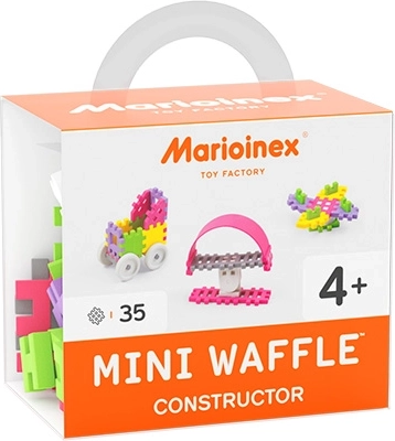 Mini Waffle κατασκευαστικοί κύβοι για κορίτσια, 35 τεμάχια