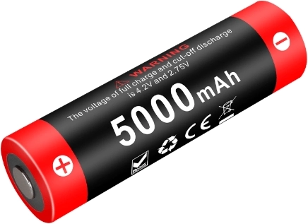 Επαναφορτιζόμενη μπαταρία Li‑Ion 21700 3,6 V 5000 mAh KLARUS