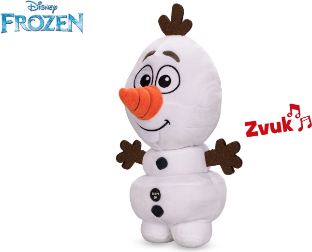 Λούτρινος χιονάνθρωπος Olaf από το Frozen με ήχο, 30 cm