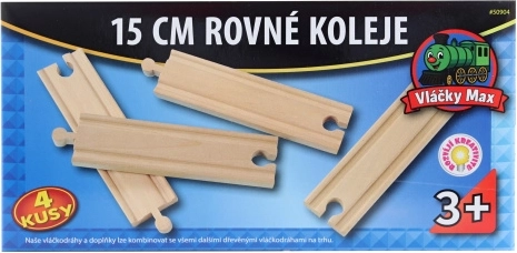 Maxim ίσιες ράγες 15 cm – 4 τεμ.