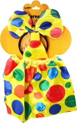 Αποκριάτικο σετ Ποντικάκι με πουά