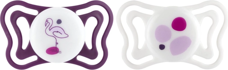 Πιπίλες Chicco Physioforma Light σιλικόνης ορθοδοντικές ροζ 16–36 μ., 2 τεμ.