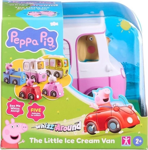 Peppa Pig Whizz-Around μηχανοκίνητο βανάκι παγωτού του παππού Σκύλου με μπαταρία