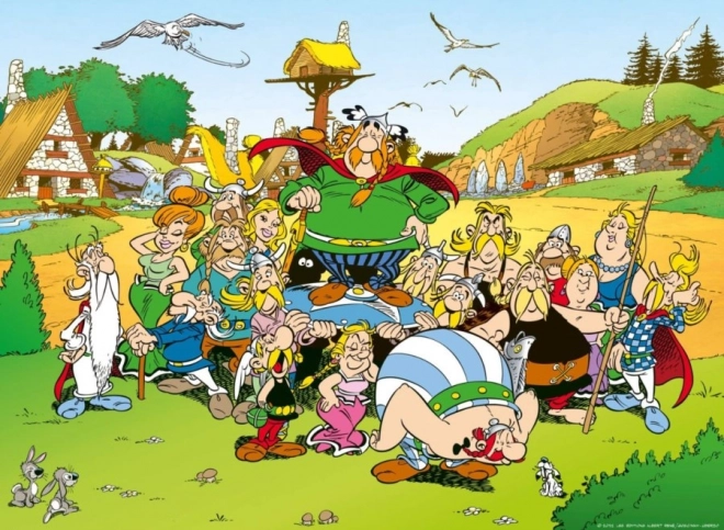 Ravensburger παζλ Asterix και Obelix – χωριό 500 κομμάτια