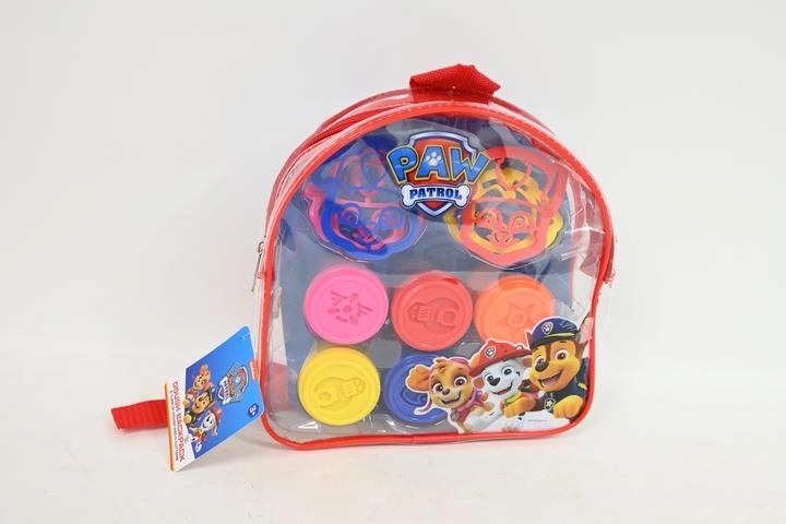 Paw Patrol διαφανές σακίδιο πλάτης με πλαστελίνη και καλούπια