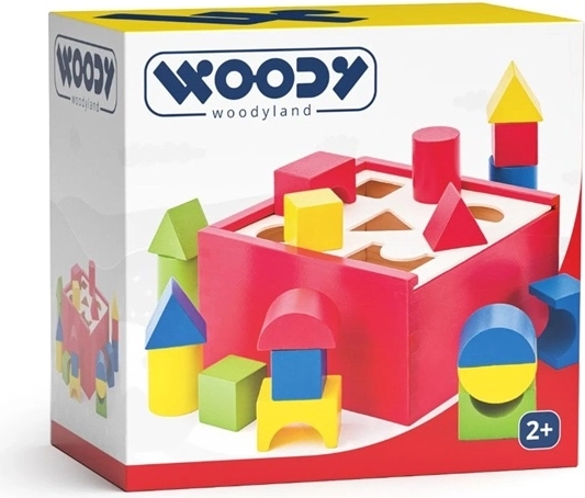 Ξύλινο κουτί ταξινόμησης σχημάτων Woody