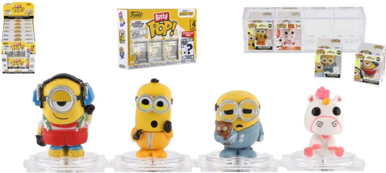 Σετ μινιατούρων Funko Bitty Pop! Minions - 4 τεμάχια