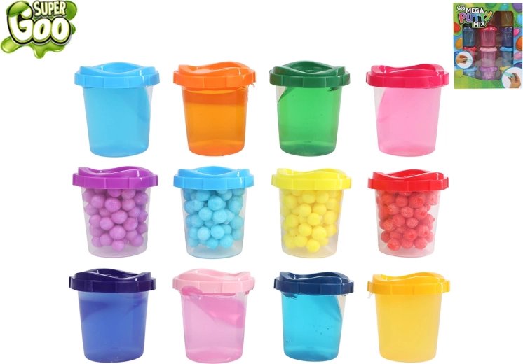 Σετ πλαστικής ύλης μοντελοποίησης Super Goo 12×50 g