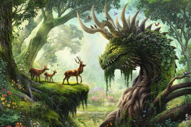 Παζλ Forest Dragon Ravensburger 3000 κομμάτια