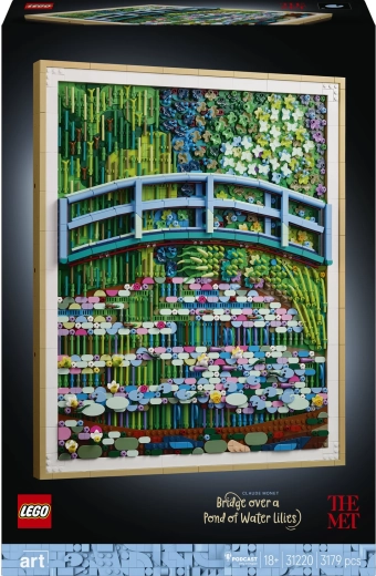 LEGO Art Claude Monet – Η γέφυρα πάνω από τη λίμνη με τα νούφαρα
