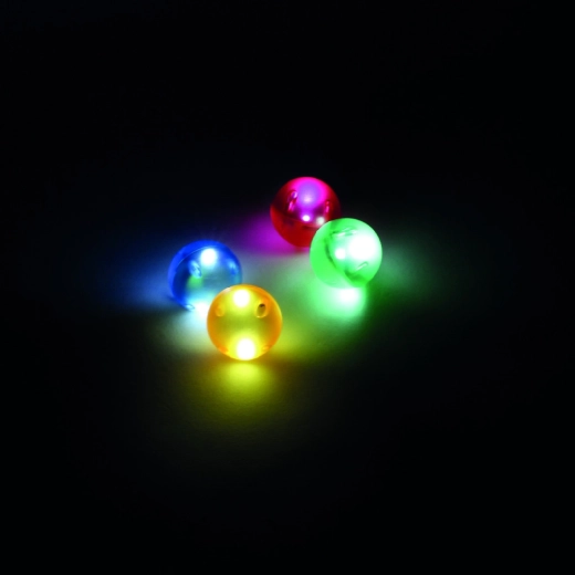 Φωτεινές μπίλιες Cleverclixx για πίστα με μπίλιες Dazzling Lights - 4 τεμ.